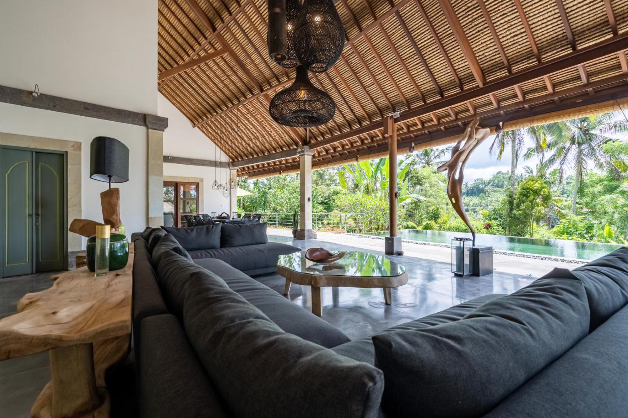 Villa Themma Jungle - Sumptuous 3Br Luxury Villa With Majestic Jungle View North Of Ubud Dış mekan fotoğraf