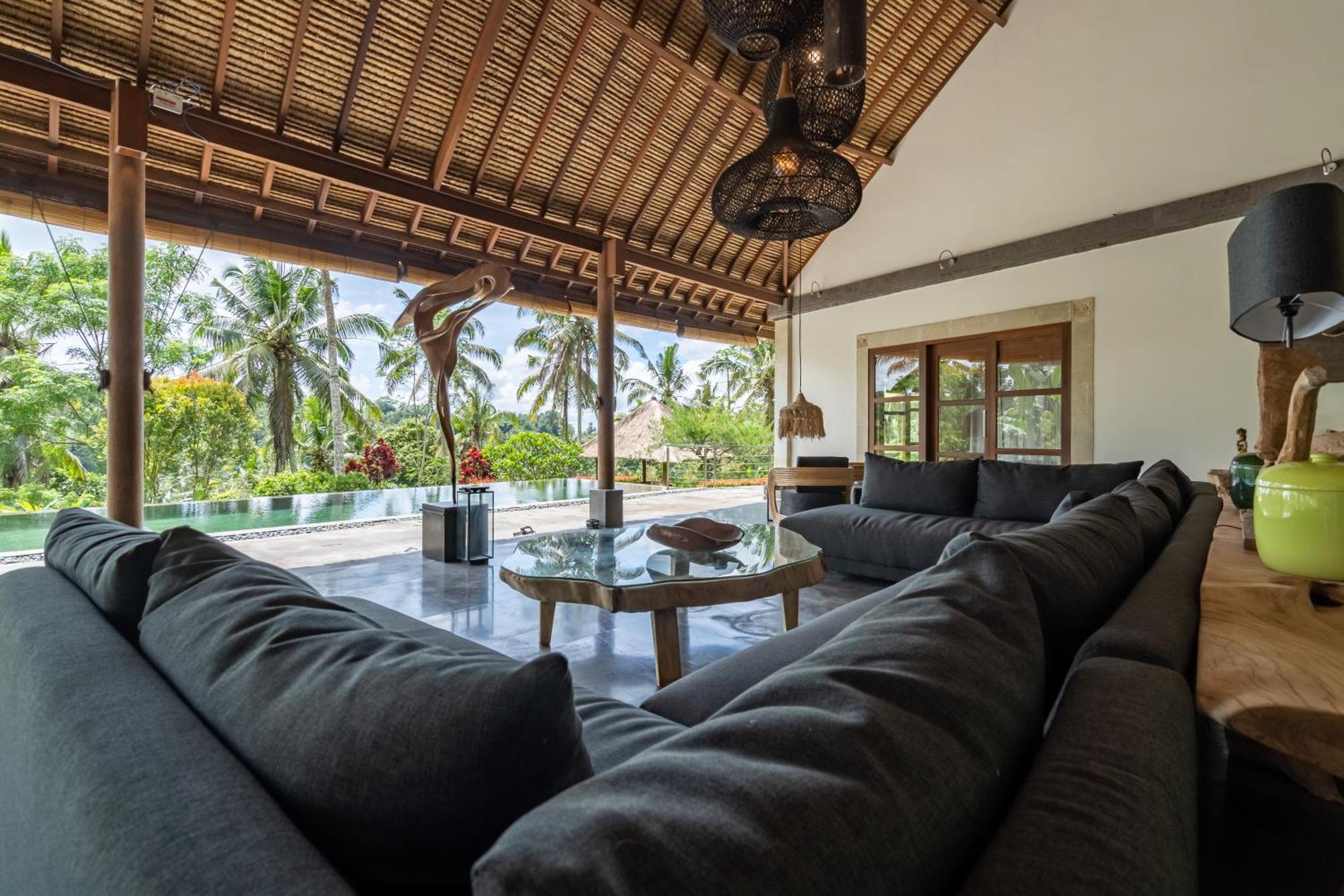 Villa Themma Jungle - Sumptuous 3Br Luxury Villa With Majestic Jungle View North Of Ubud Dış mekan fotoğraf